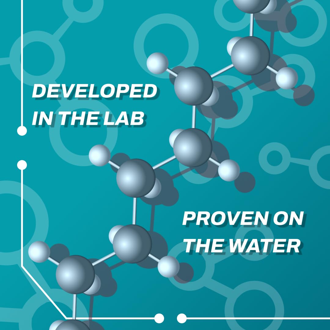 Saltwater BAITFUEL X65 Gel creates cloud behind bait to attract more fish.