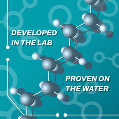 Saltwater BAITFUEL X65 Gel creates cloud behind bait to attract more fish.