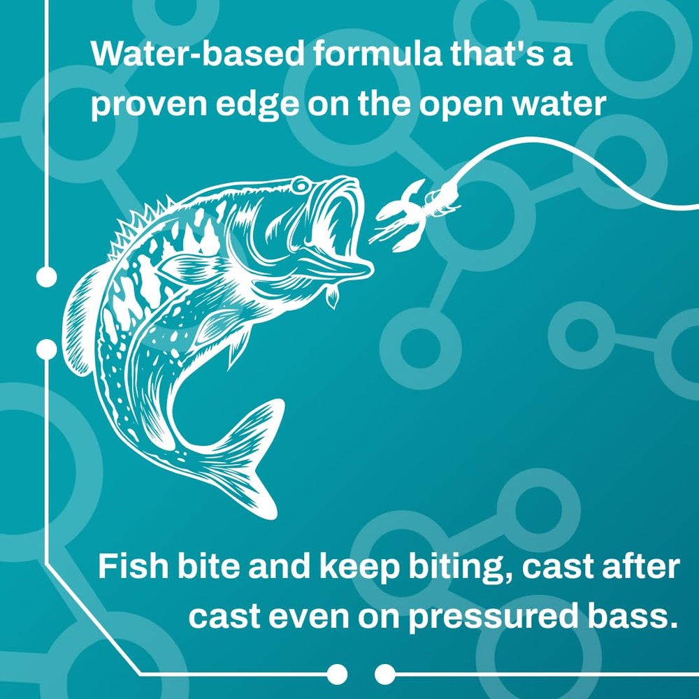 Apply BAITFUEL X65 gel on lure for longer hold times and bites.