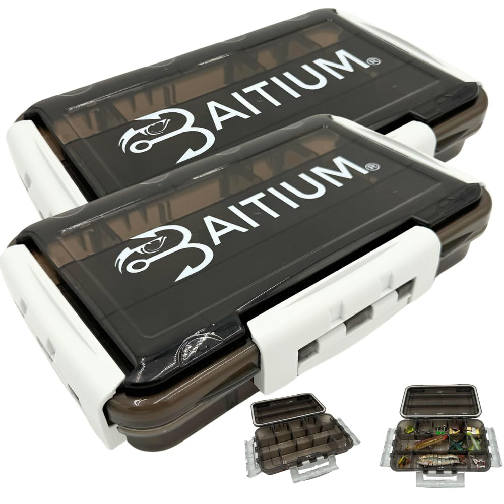 Baitium XTRAseal 3600 tray front view enables quick access to lures and hooks.