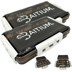 Baitium XTRAseal 3600 tray front view enables quick access to lures and hooks.