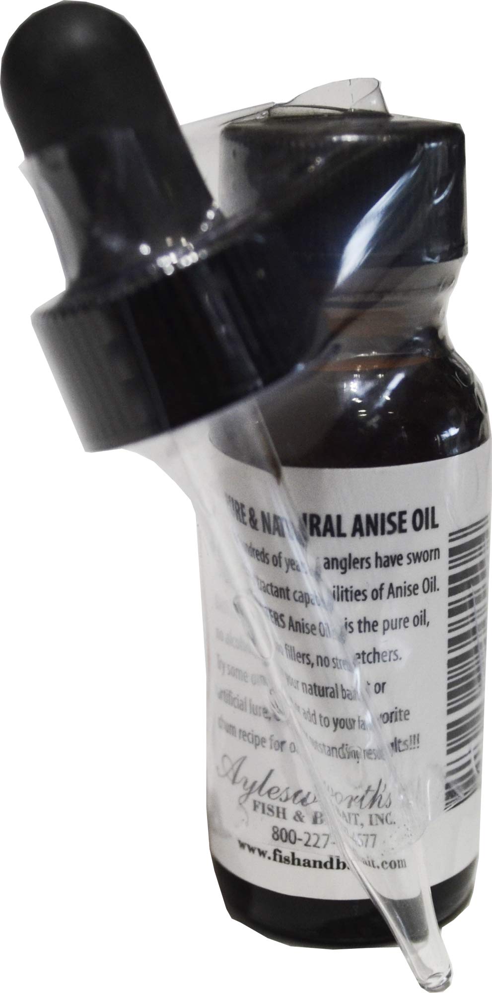 Glass dropper included with Baitmasters Anise Oil