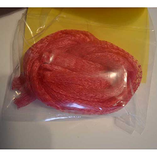Chum bags attached to rope for chum slick setup