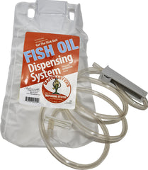 Soft-sided bag filled with oil for Baitmasters dispensing system