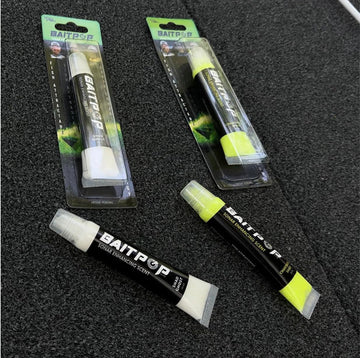 BAITPOP Elite water-soluble attractants shown for fast dispersion