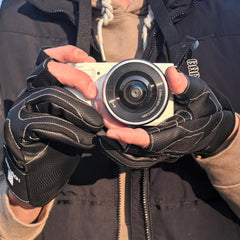 Close-up of Bakovity gloves with 3-cut finger slots