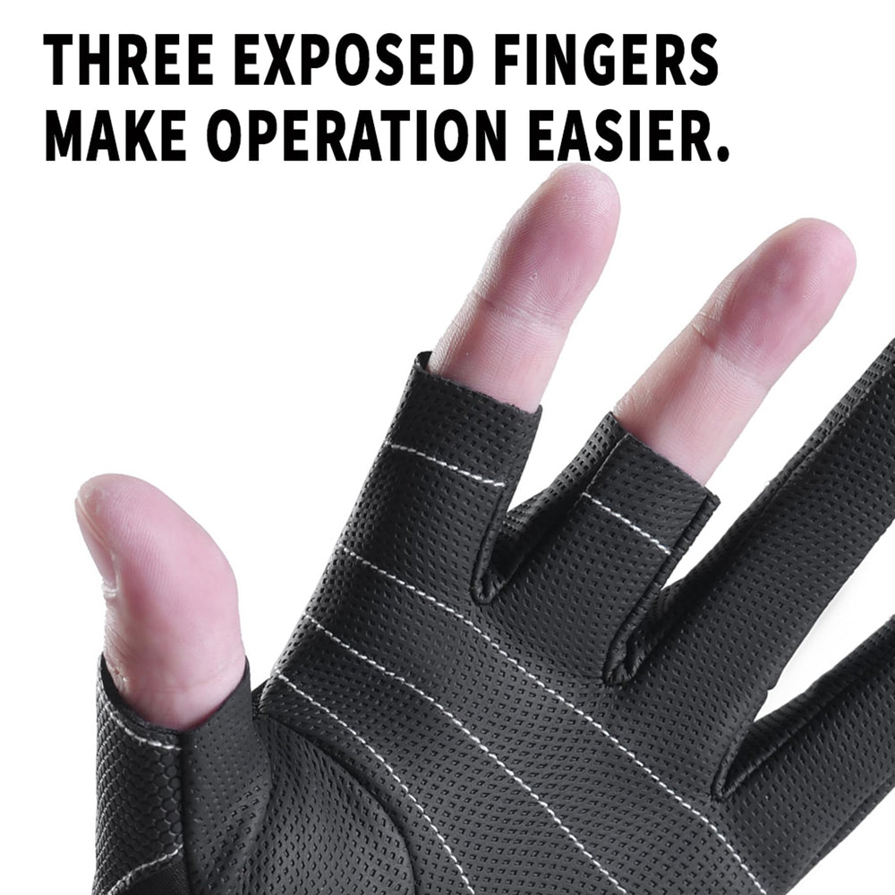 Bakovity gloves in use during outdoor activity