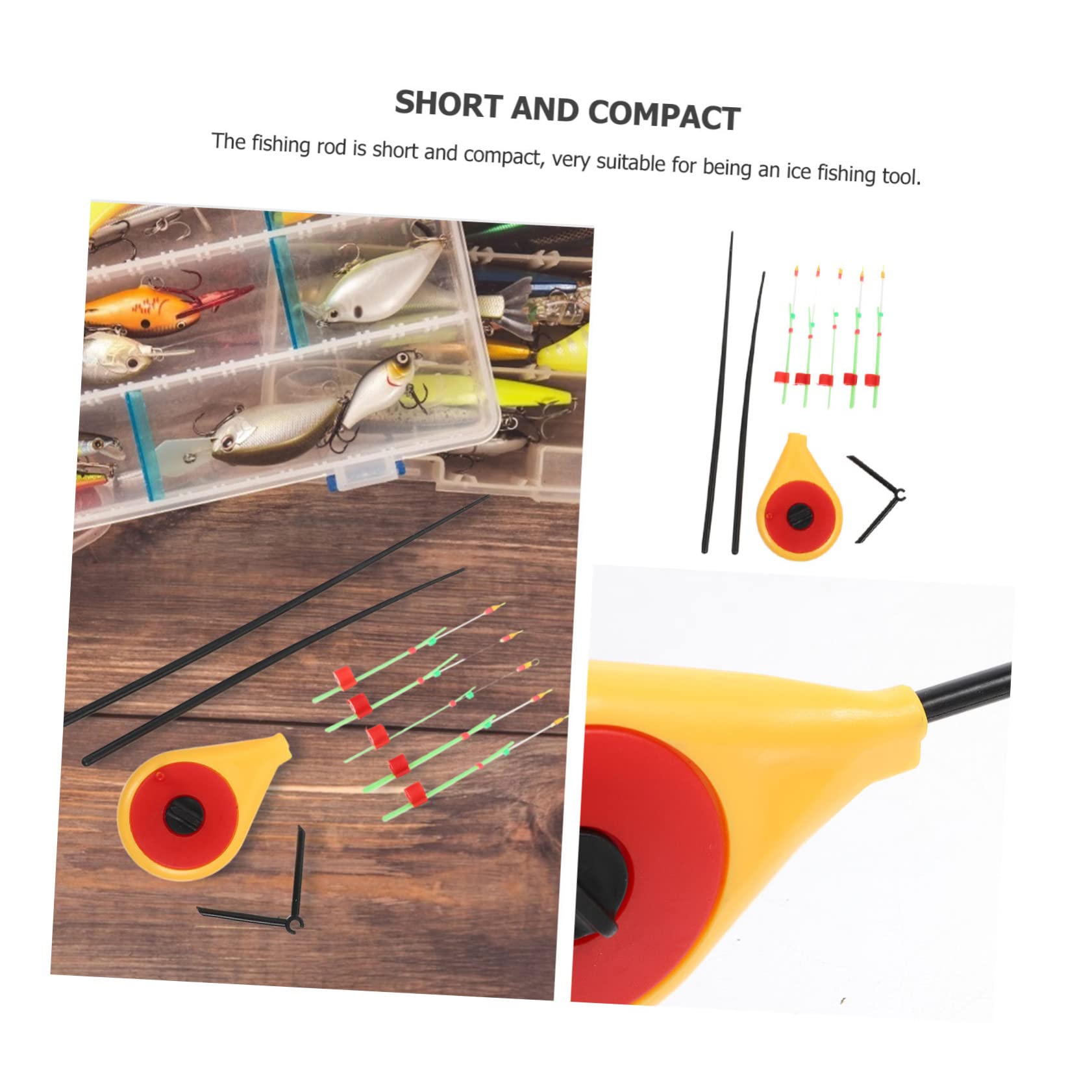 Balacoo 1set rod lightweight design reduces fatigue on trips.