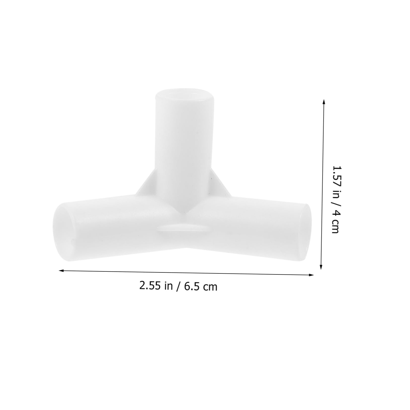 balacoo white tent pole fitting, a reliable click-and-fit solution.
