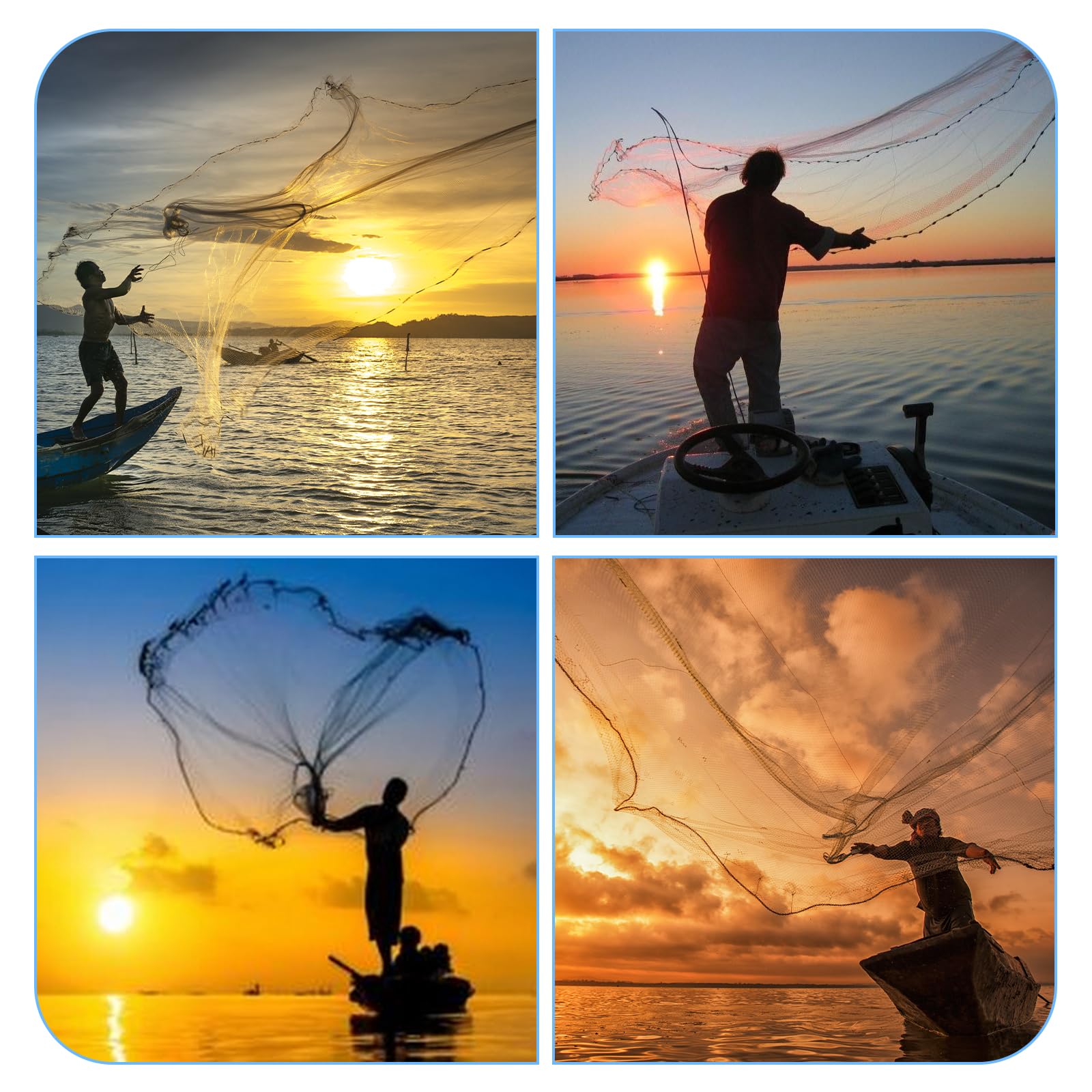 BalanZze storage box image illustrating organized storage and easy transport of your cast net