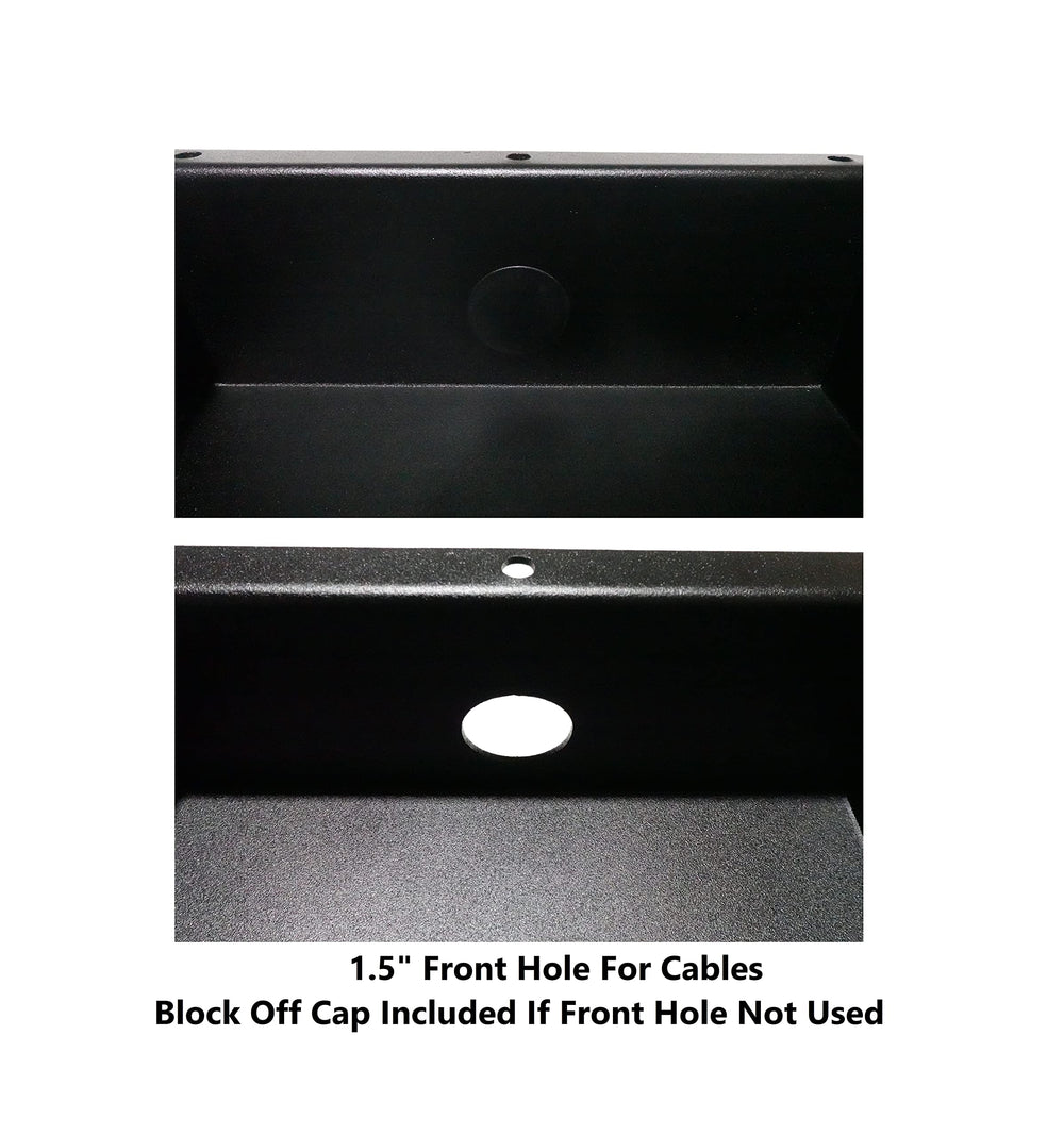 Baldwin Iron Works all-aluminum construction—durable, lightweight support for boat electronics.