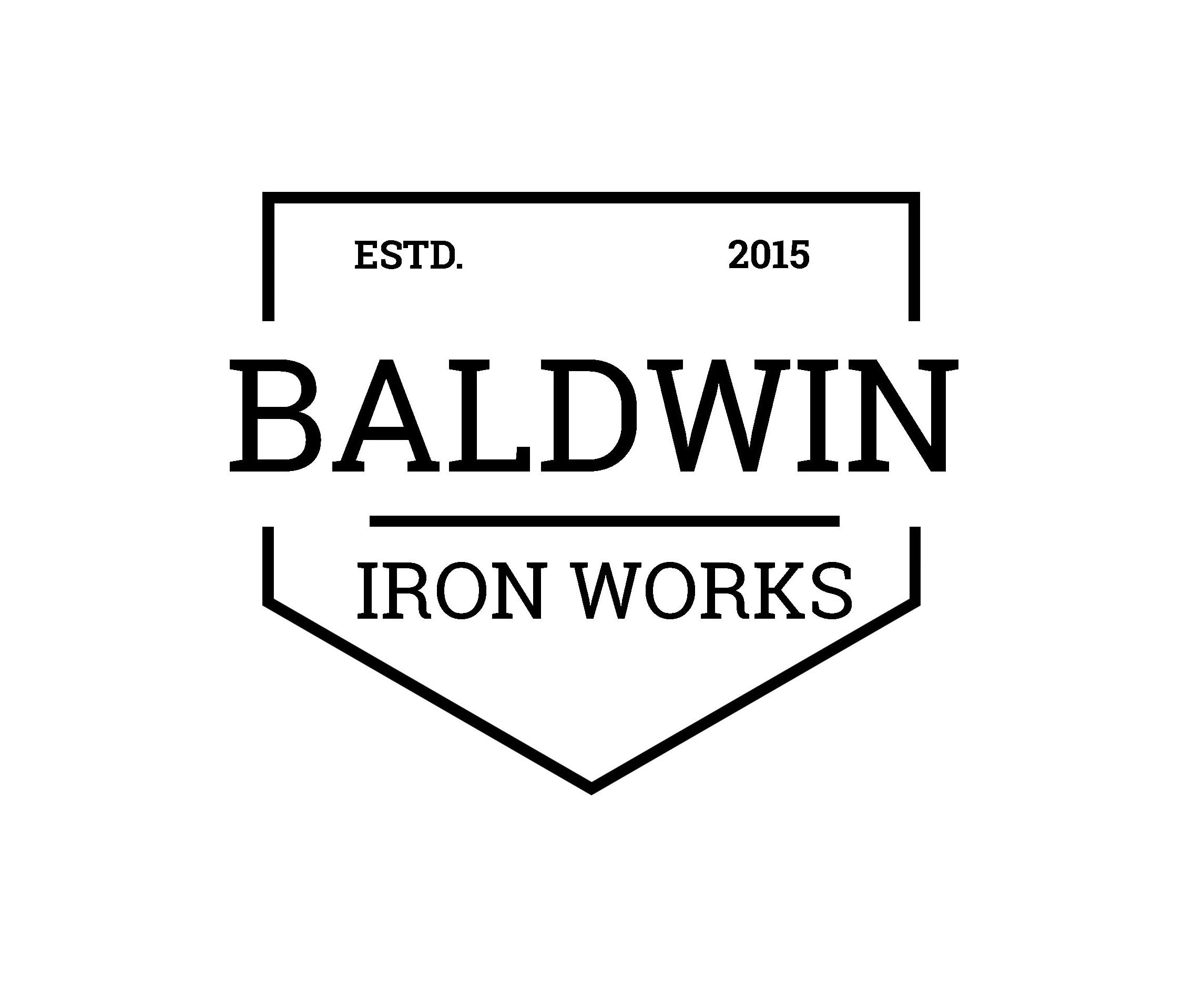 Baldwin Iron Works cutting template—helps precise hole sizing for a clean install.