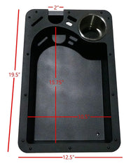 Baldwin Iron Works graph-mount top view showing universal bolt pattern.