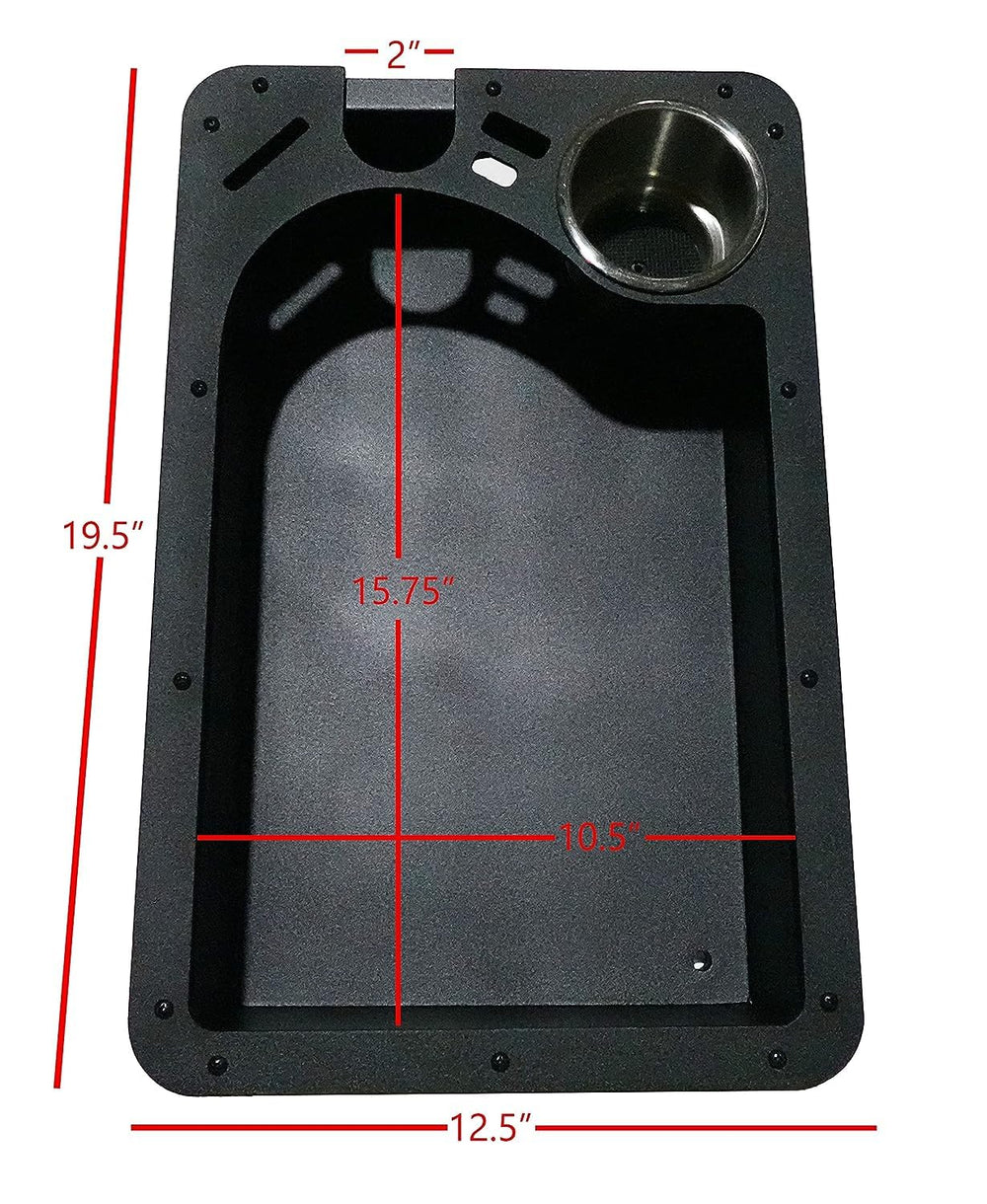 Baldwin Iron Works recessed pan tray cutting template included for precise install