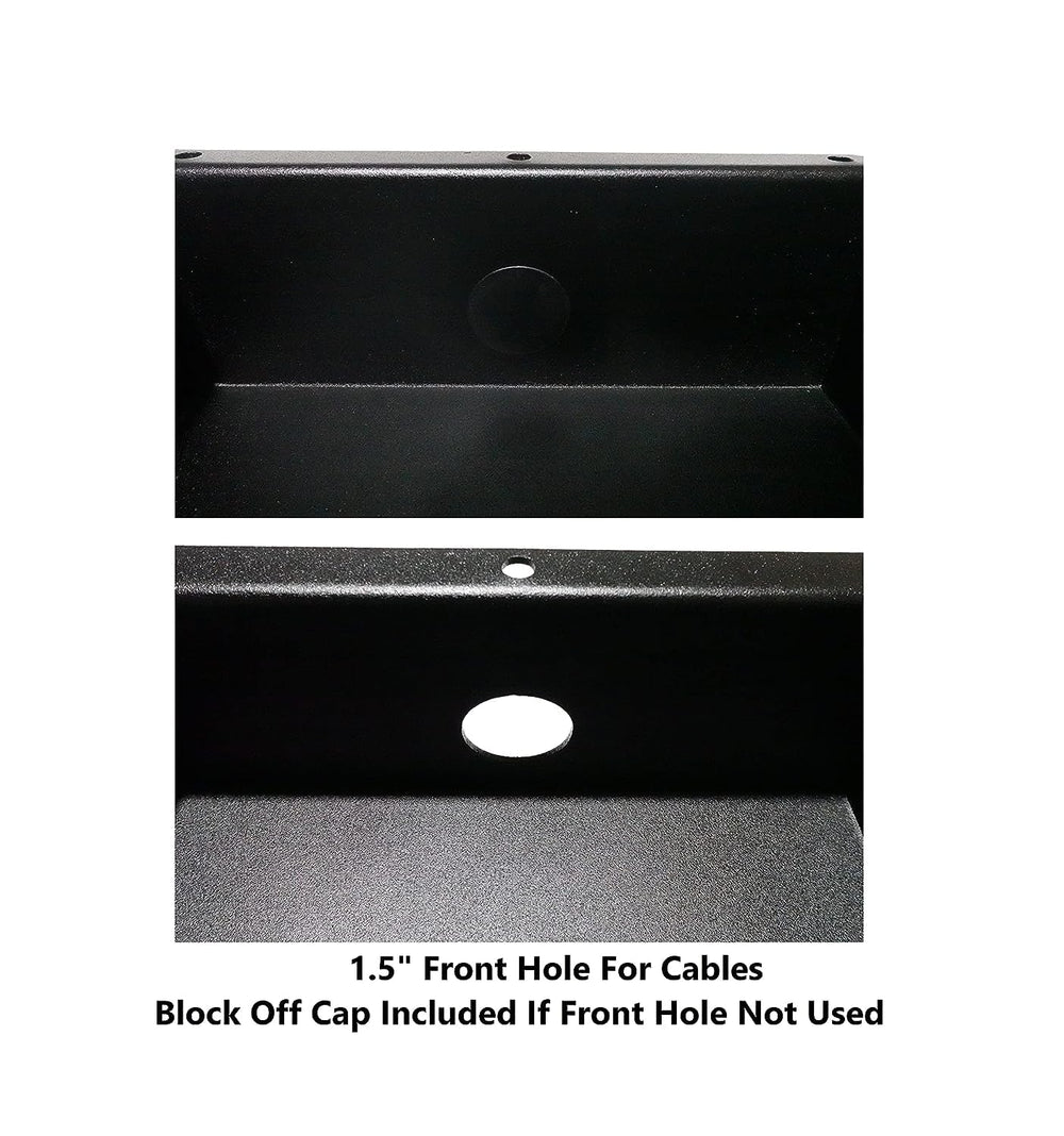 Baldwin Iron Works recessed pan tray rubber drain hose for water management