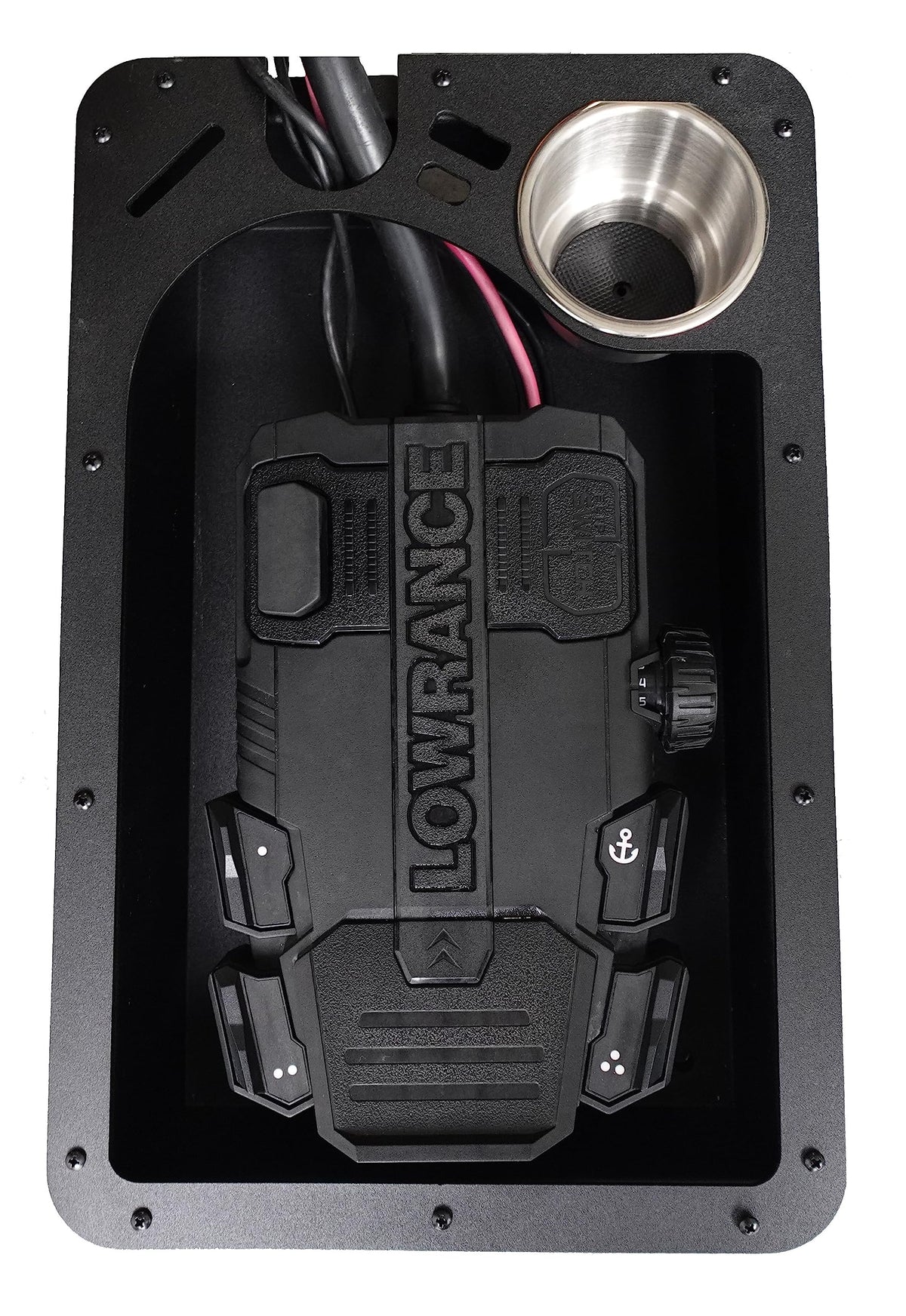 Baldwin Iron Works recessed tray with ghost-pedal fit and durable mounting.