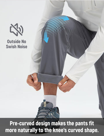 Baleaf winter hiking pants in action, demonstrating versatile outdoor wear.