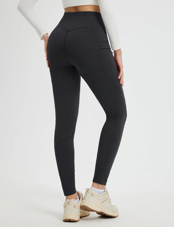 Baleaf thermal leggings ideal base layer for skiing or hiking in cold weather