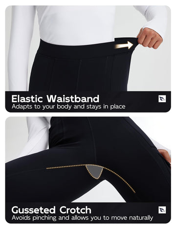 Baleaf gusseted crotch reduces friction during activities.