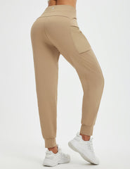 Baleaf fleece lined joggers with dual pockets provide secure storage during workouts.
