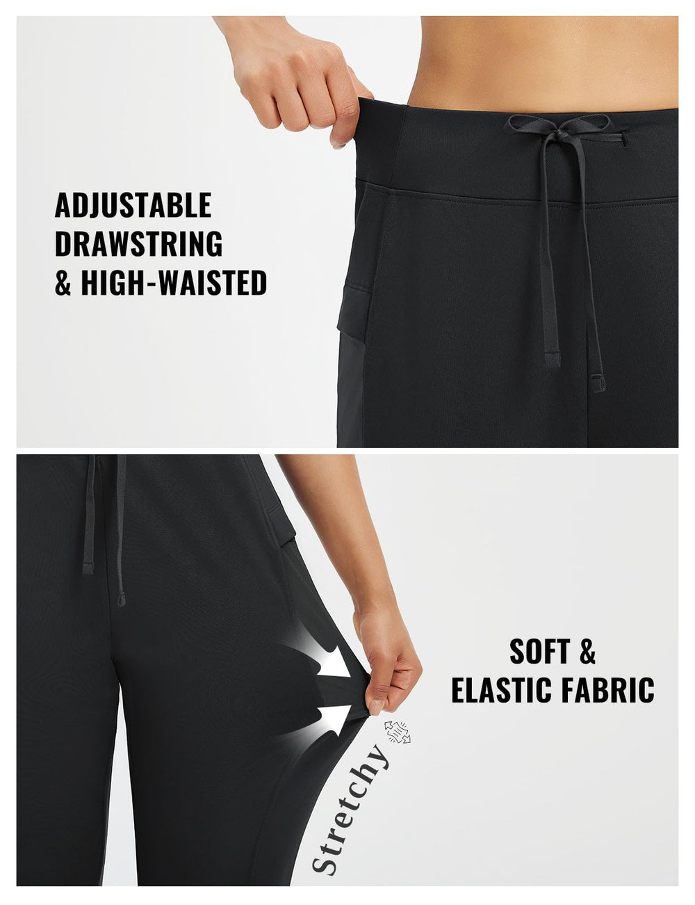 Baleaf dual pocket exterior for convenient storage of phone and keys