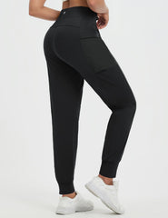 Baleaf fleece-lined interior closeup, soft warmth for chilly commutes