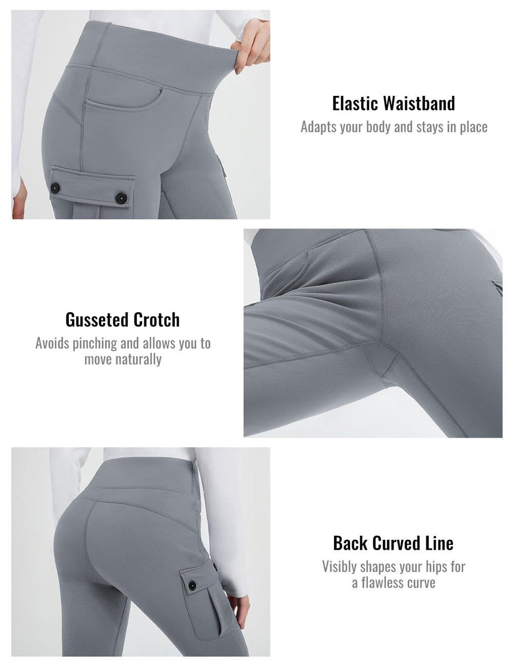 Baleaf fleece-lined pants insulation detail highlights durable construction for long hikes.