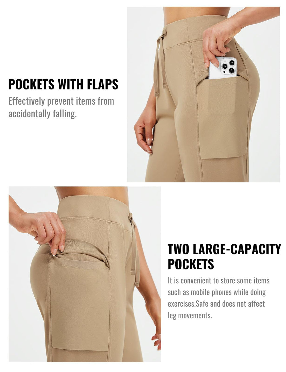 Baleaf versatile fleece pants are suitable for hiking, running, and daily winter wear.