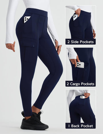 Baleaf leggings with gusseted crotch reduce friction during movement