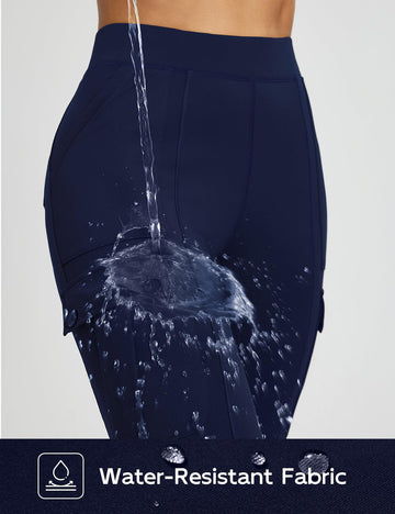 Baleaf mid elastic waistband provides comfortable all-day wear