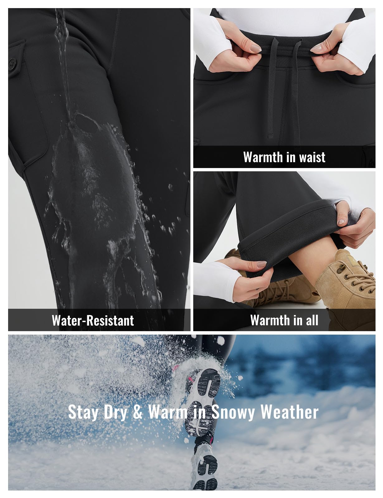 baleaf women's ski-thermal-insulated pants keep warmth during chilly adventures