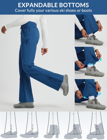 Baleaf fleece-lined pants providing warmth with breathable comfort.
