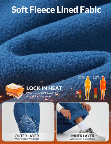 Baleaf pants pocket detail keeps essentials secure during activities.