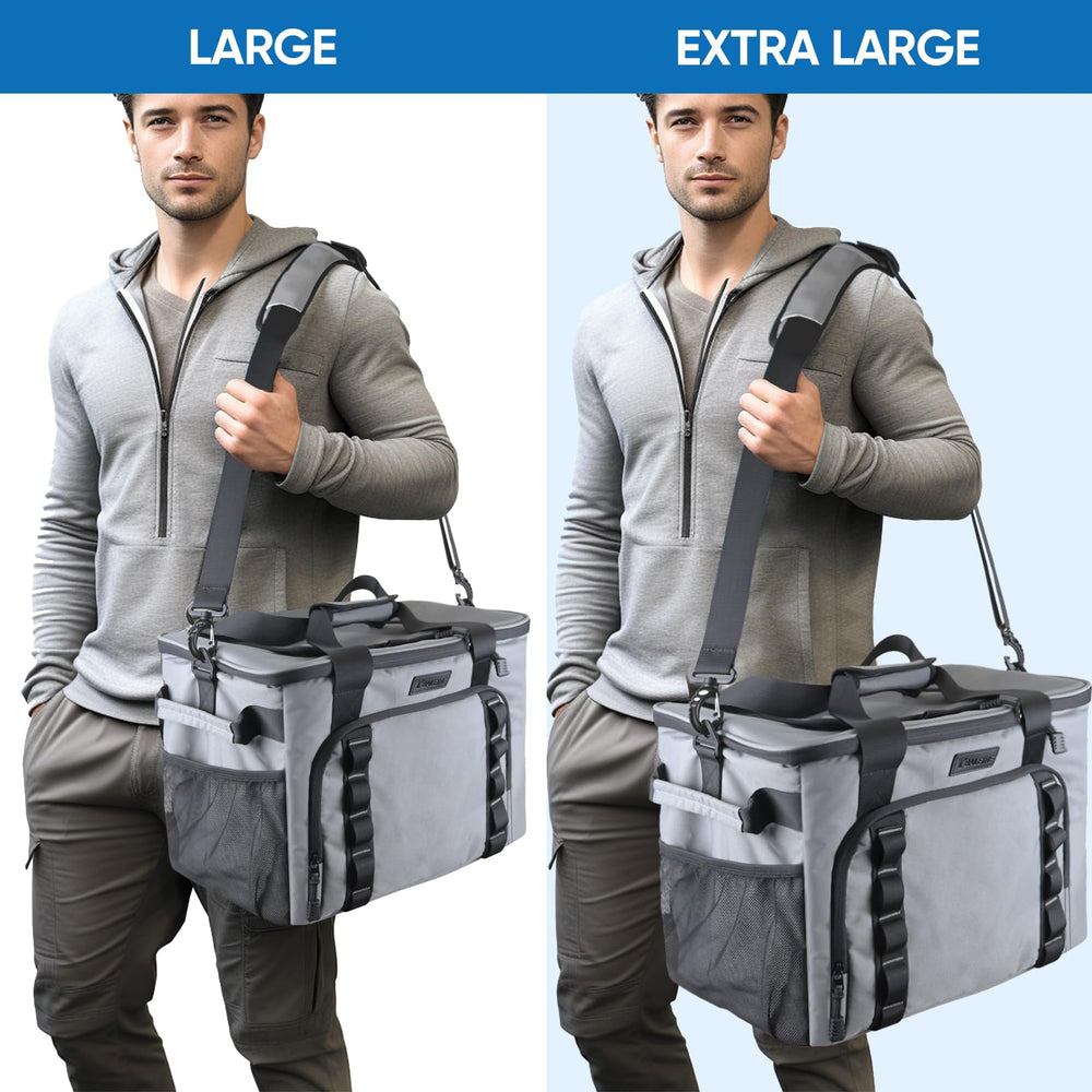 BALEINE extra large soft cooler bag padded shoulder strap for easy carrying