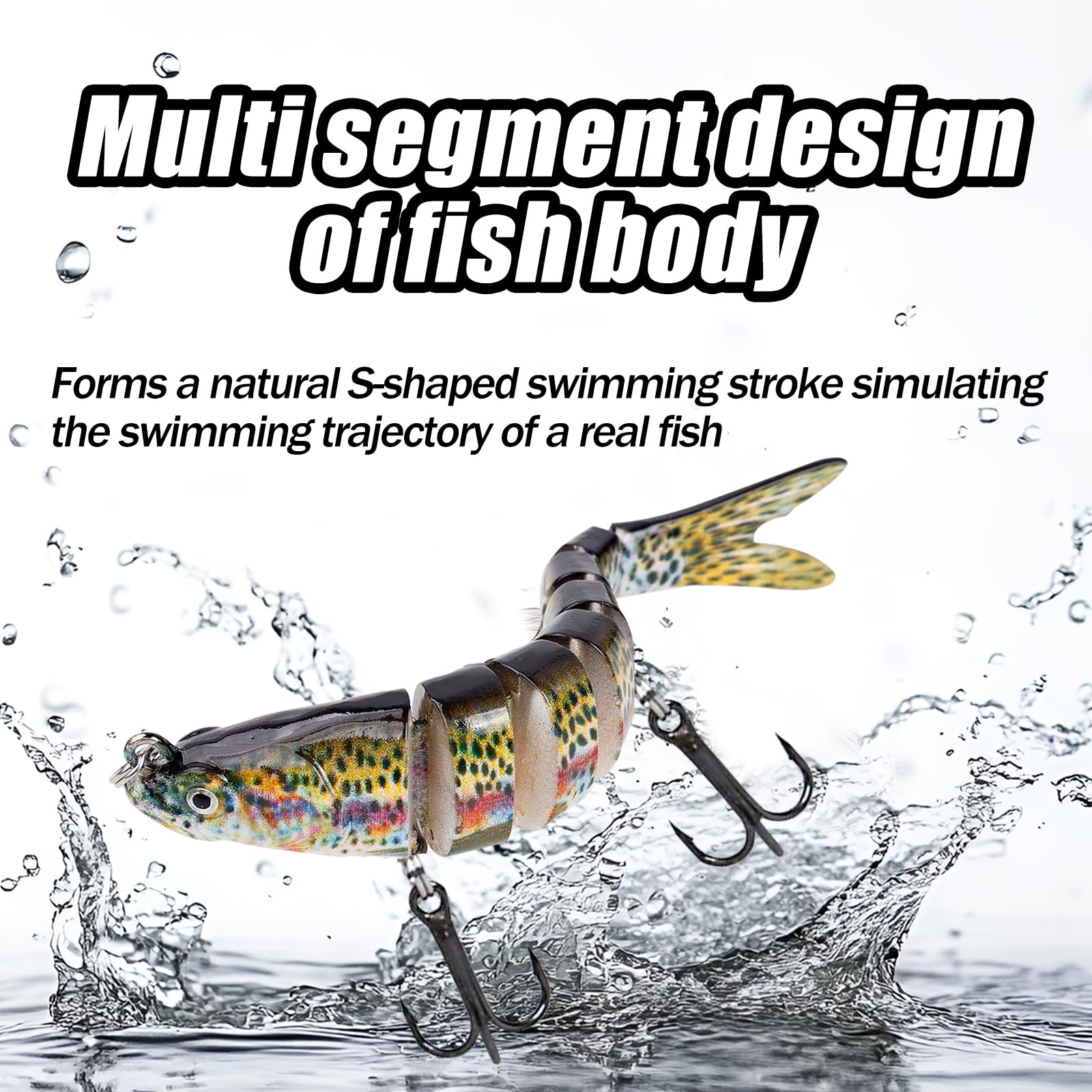 Balifly 3.94in length ideal for walleye trout pike.