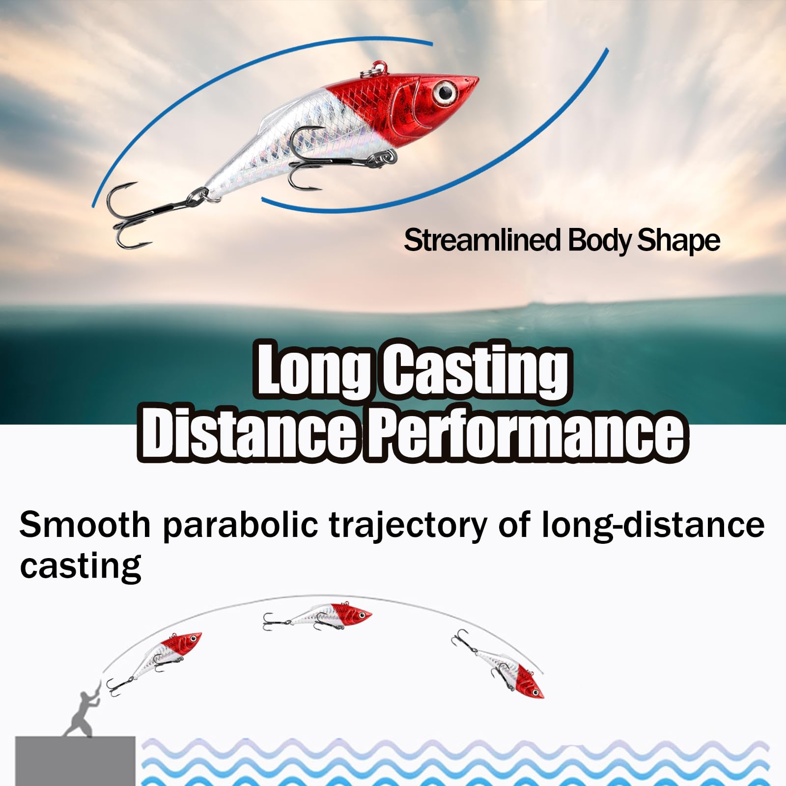 Balifly 3D eyes and scale detail enhancing lifelike lure appearance.