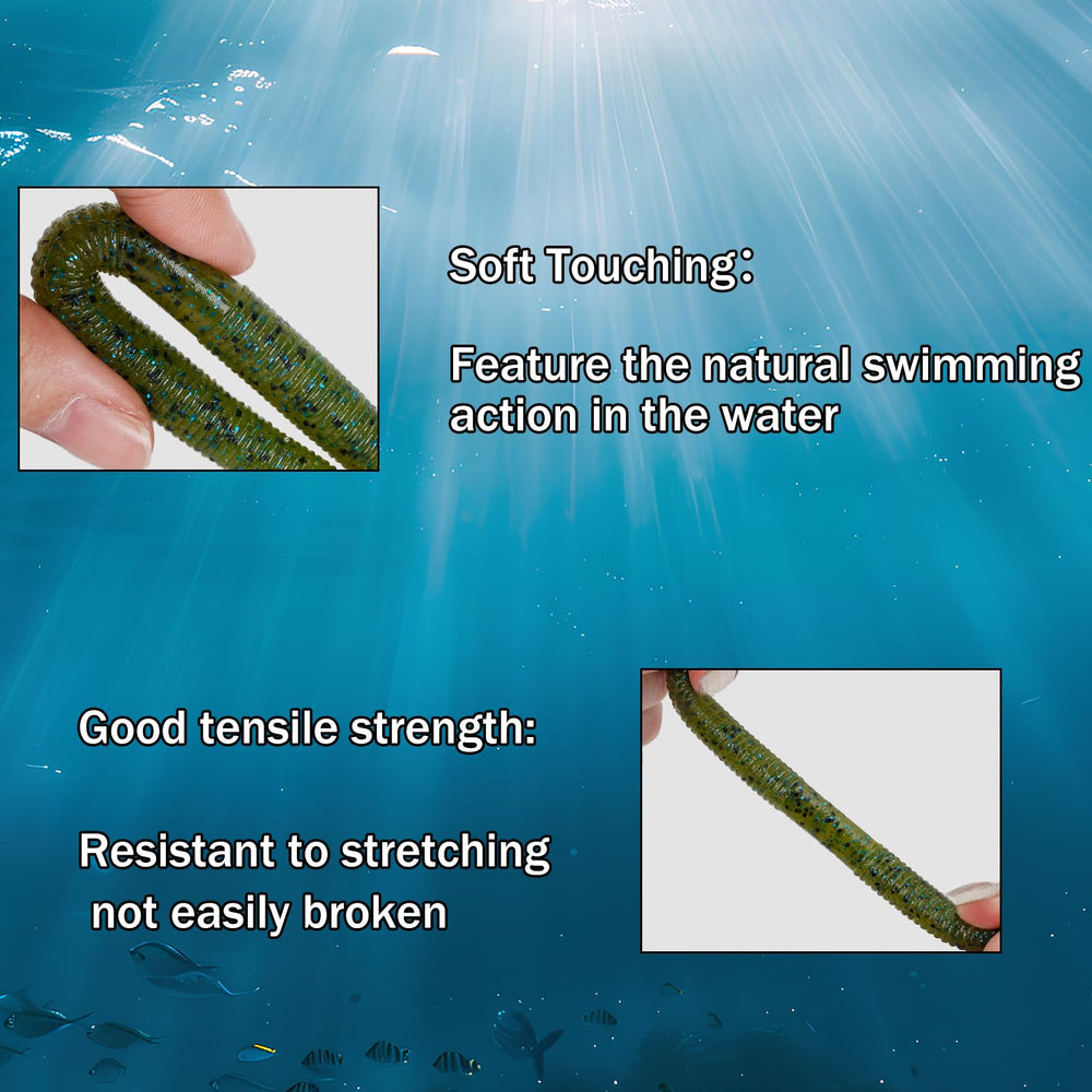 Balifly 5-31in worm length ideal for bass