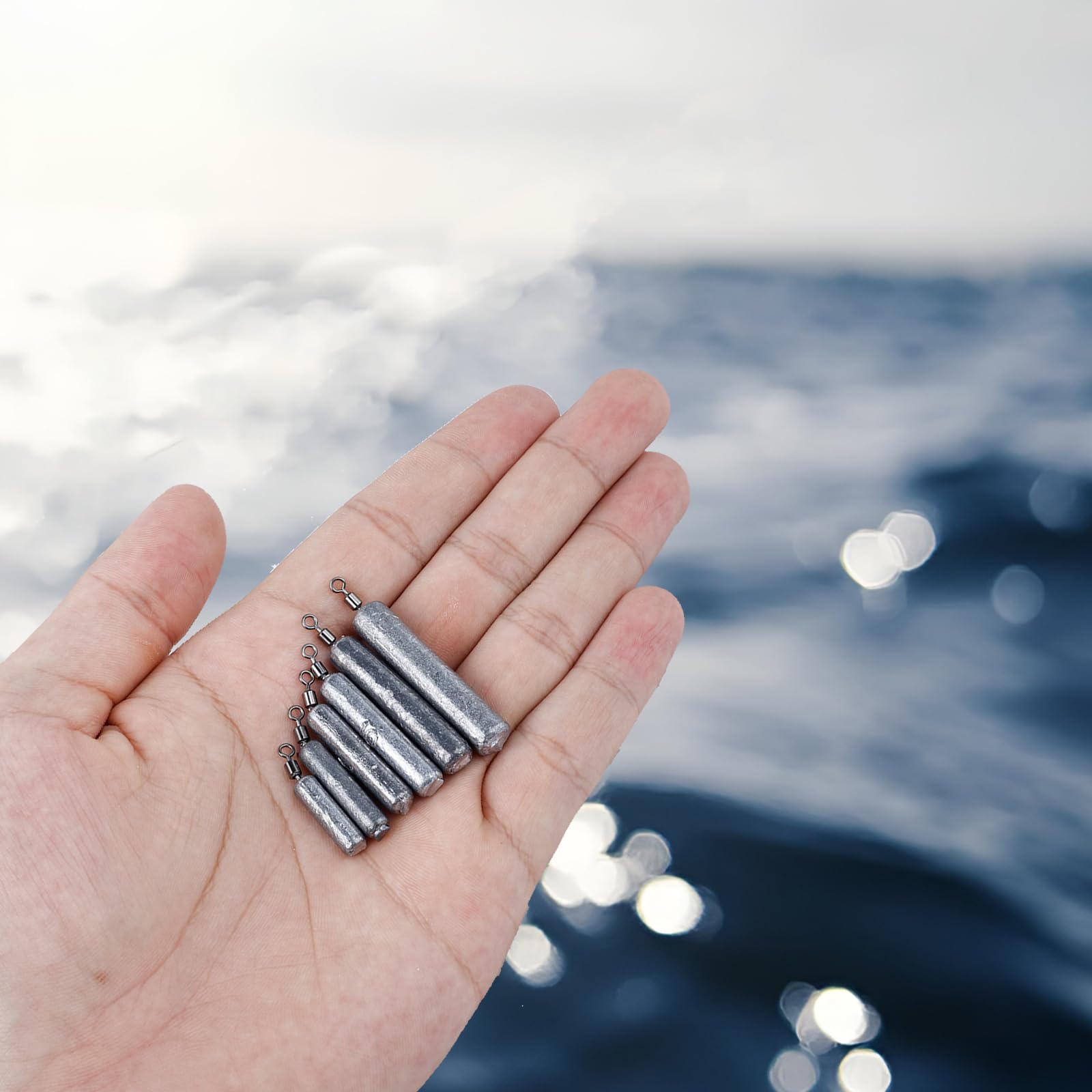 Balifly sinkers aid bite transmission for clearer line signals during bottom fishing.