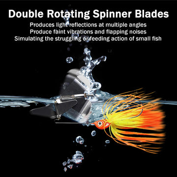 Silicone skirts and elastic material detail of Balifly Buzzbaits