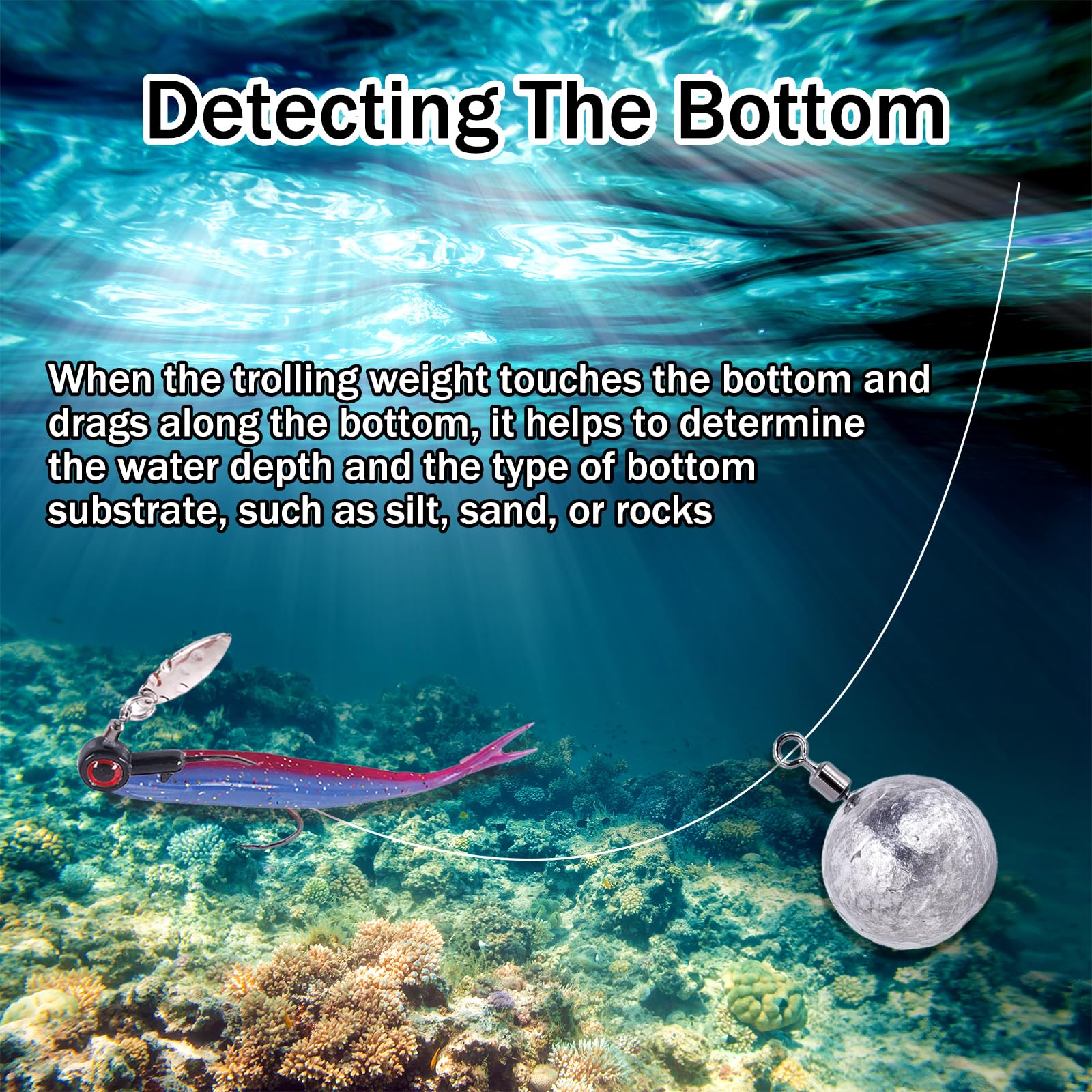 Balifly cannon ball sinker round shape supports stable drift control