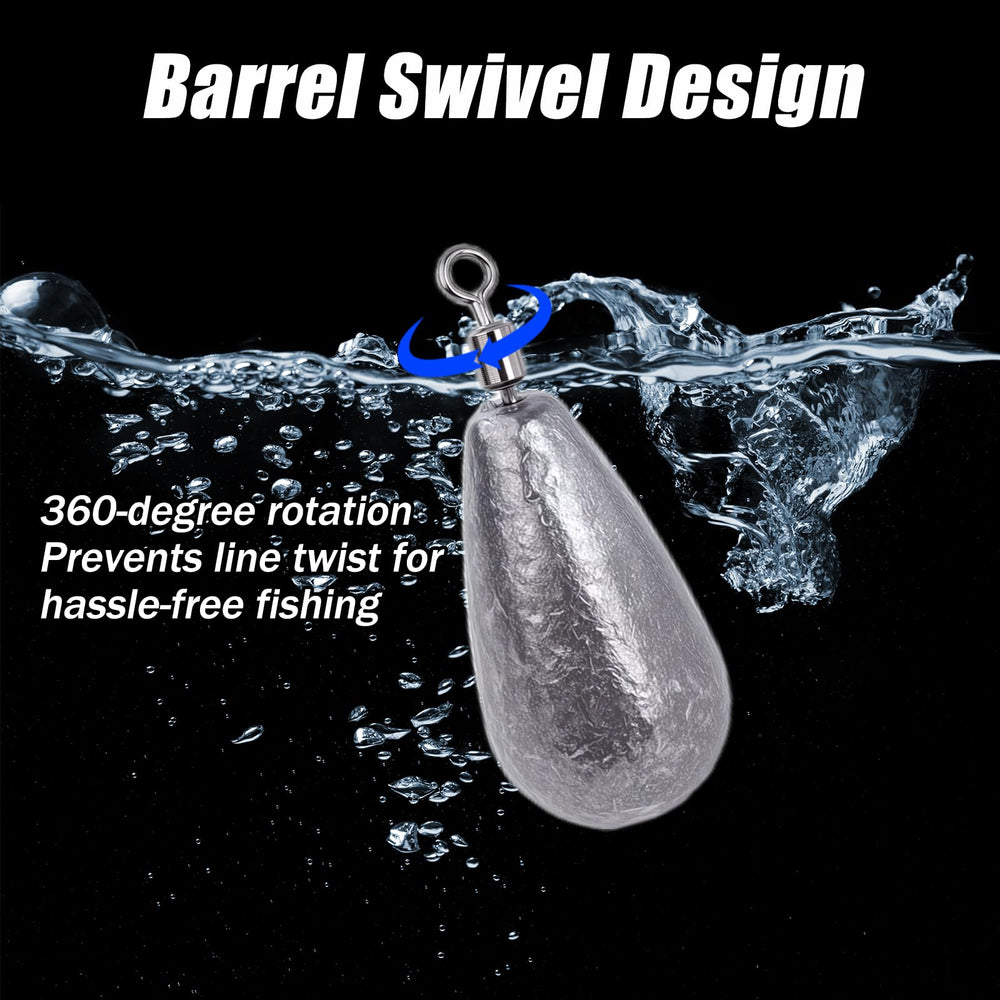 Balifly conical-bottom sinker design reduces roll at depth