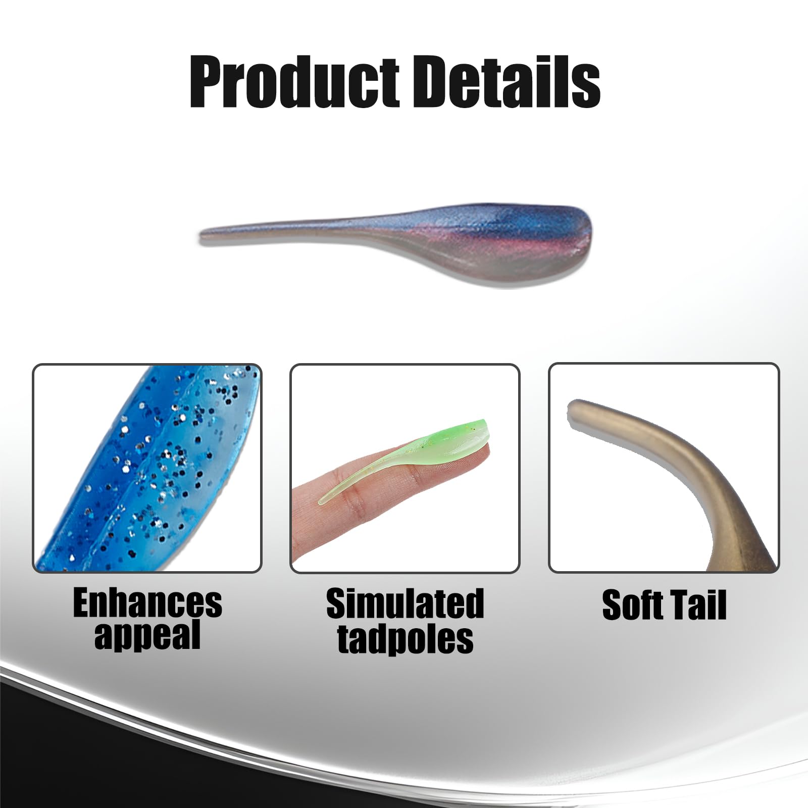 Balifly crappie soft plastics suitable for beginners and experts