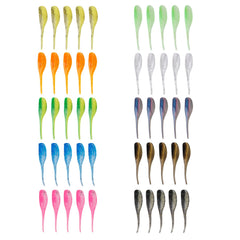 Balifly Crappie lures soft plastic baits with lifelike tadpole swim action for panfish.