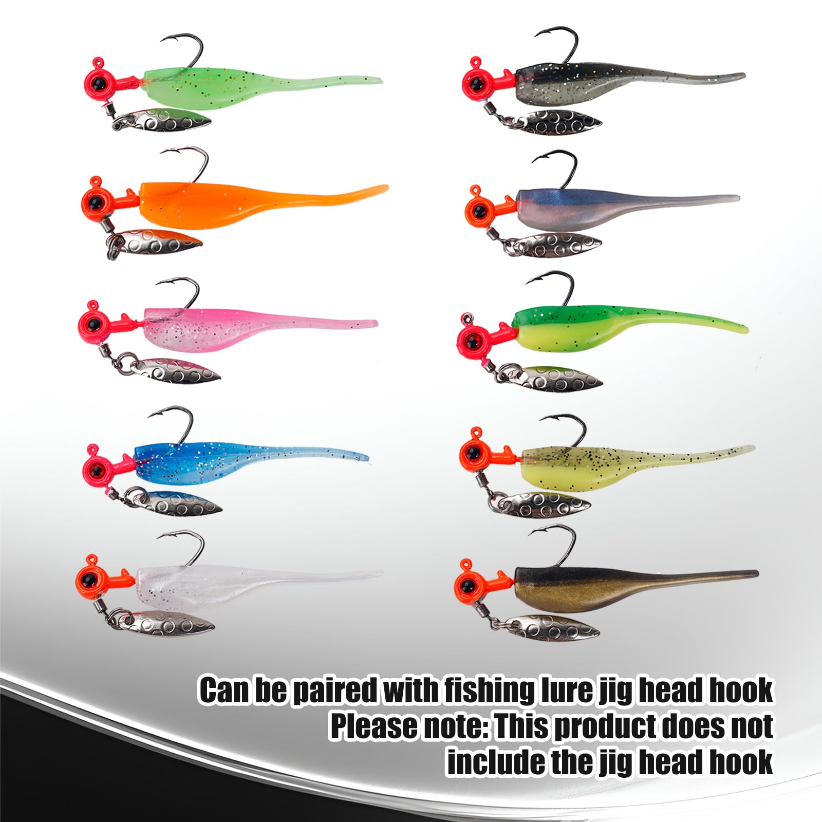 Balifly crappie soft plastics designed for both beginners and expert anglers.