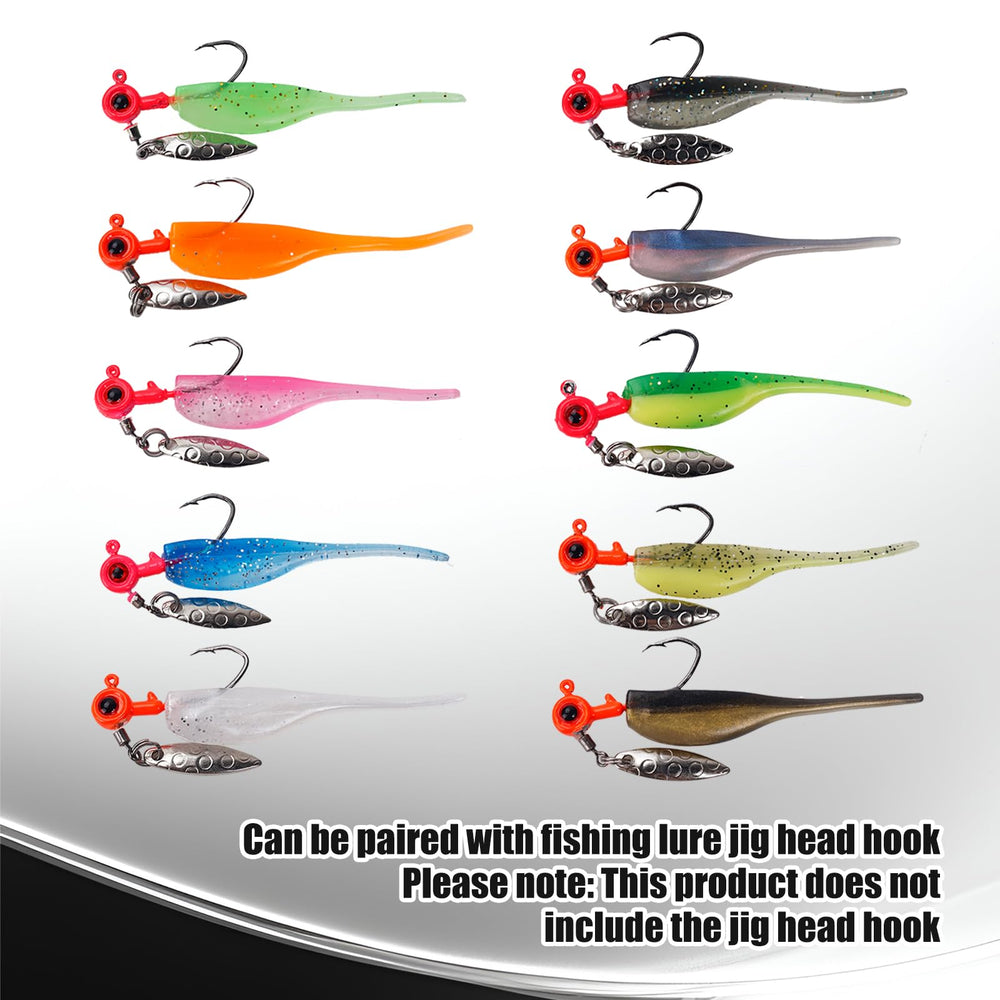 Balifly crappie soft plastics designed for both beginners and expert anglers.