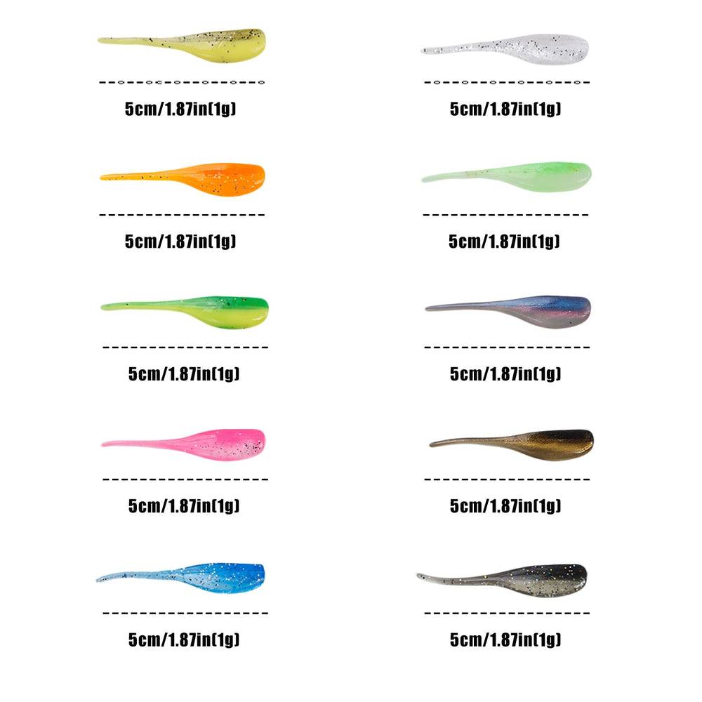 Balifly soft plastic crappie lure highlighting tear-resistant durability
