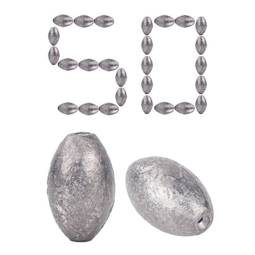 Balifly egg sinker close-up showing streamlined oval shape for quick sinking.