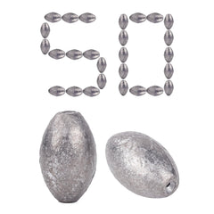 Balifly egg sinker close-up showing streamlined oval shape for quick sinking.