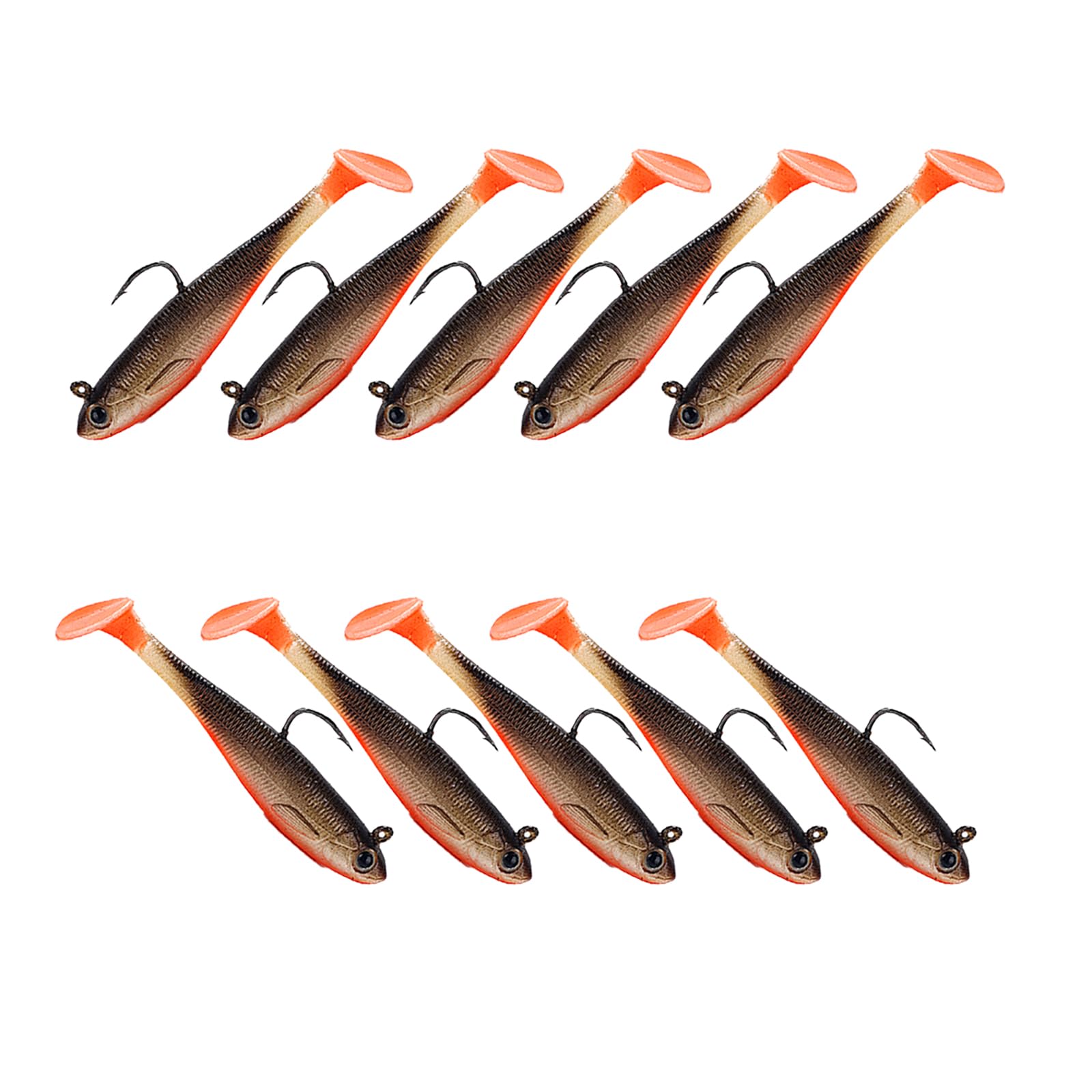 Balifly paddle tail swimbait close-up showing realistic bass action