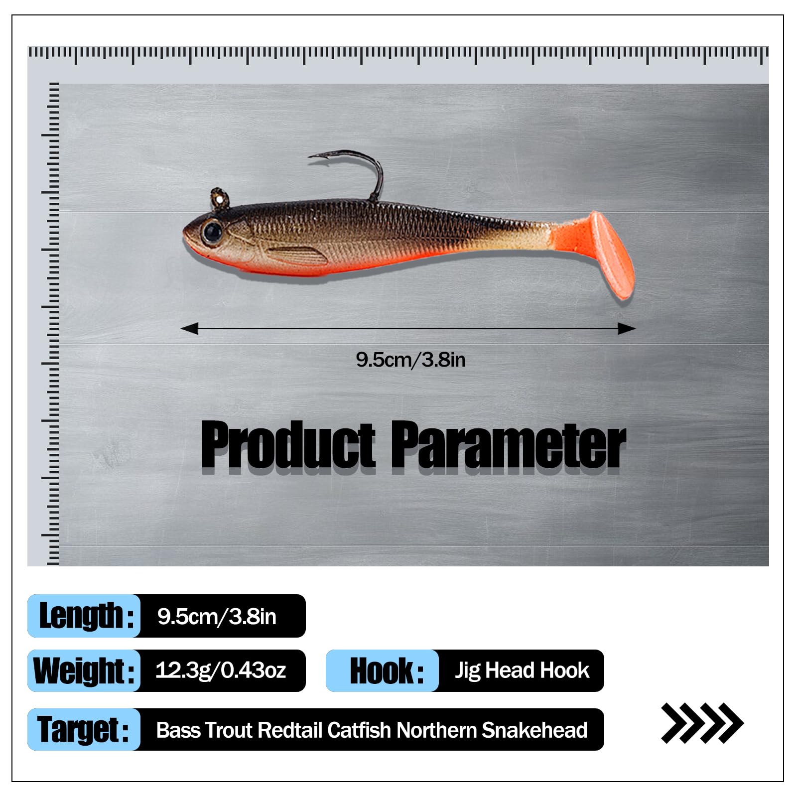 Balifly FS/RE-08 3D eyes and scale detailing attract predatory fish.